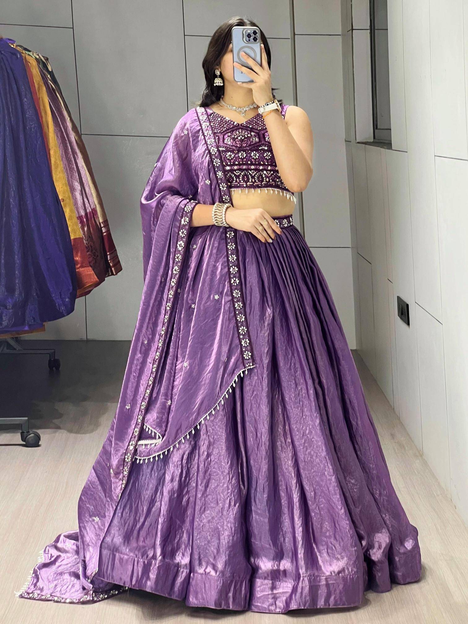 GRTN 8125 GRPPRPL Fendy Online shopping for lehenga choli in Ahmedabad